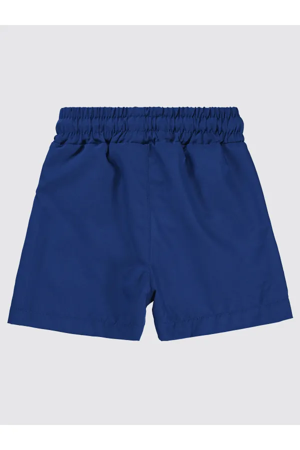 Erkek Çocuk Deniz Şort 2-5 Yaş Saks - Paket