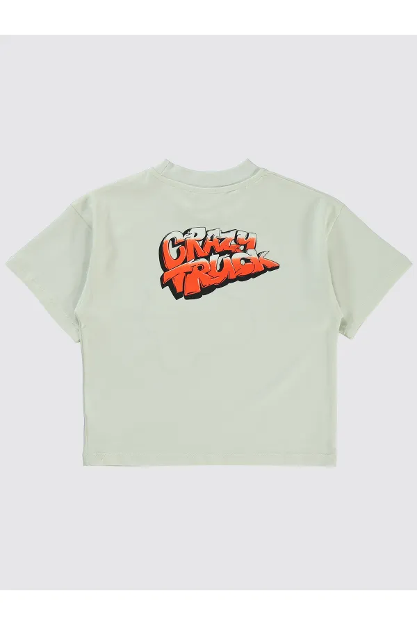 Erkek Çocuk Tişört 2-5 Yaş Açık Gri - Paket