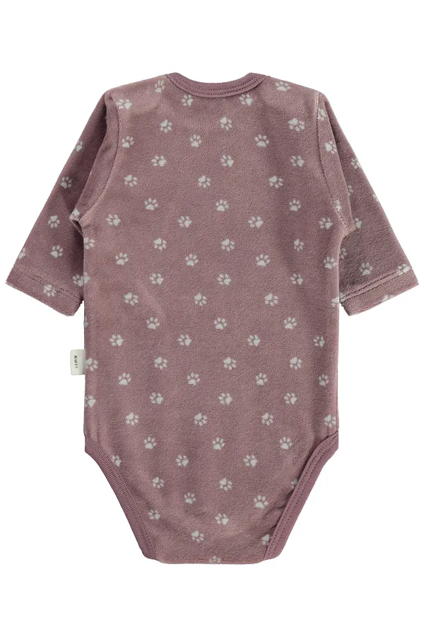 Bebek Çıtçıtlı Badi 0-24 Ay Kahve - Paket