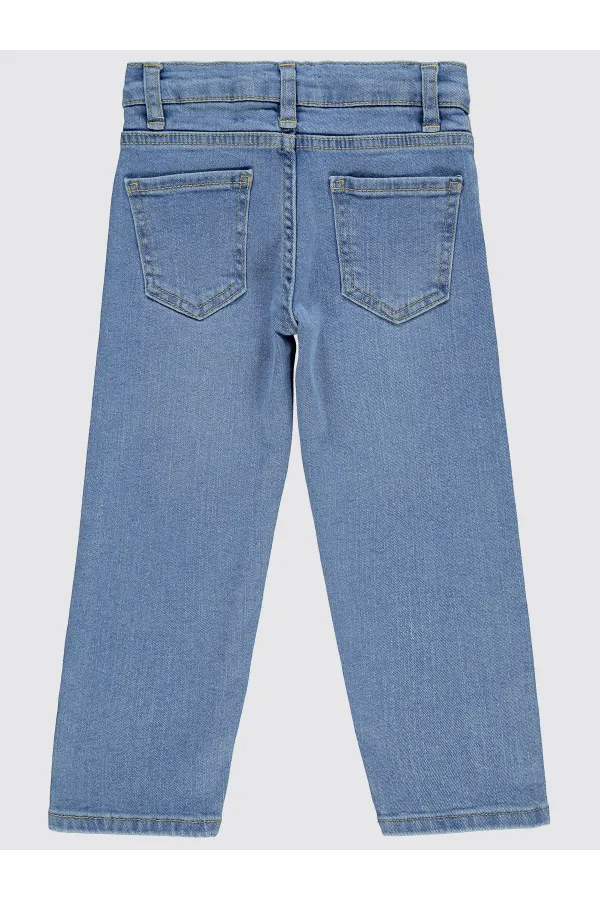 Boys' Trousers, Ages 2-5, Light Blue - Pack