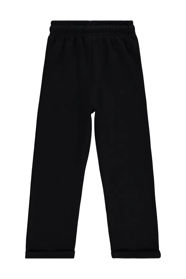 Pantalon garçon, 10-13 ans, noir - Lot