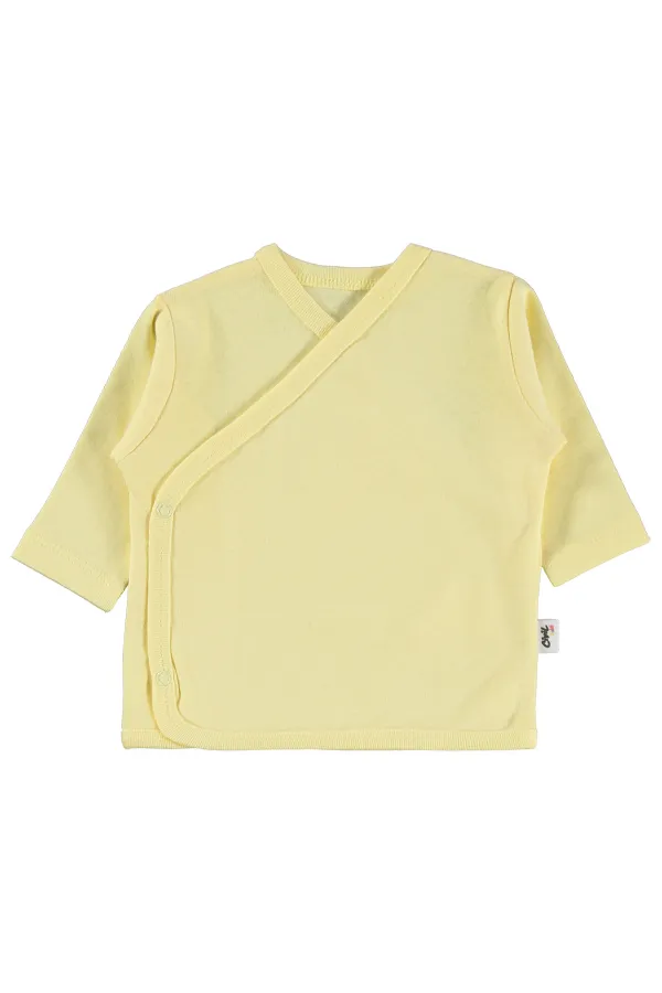 Baby Bodysuit Sets 0-24 Months Light Yellow - Package