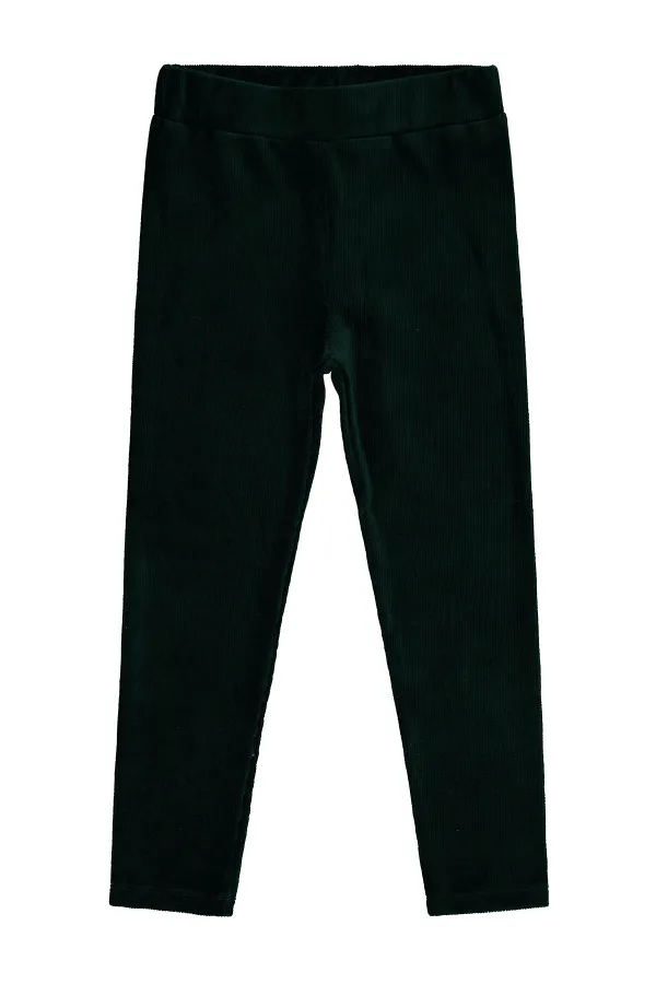 Collants pour filles de 10 à 13 ans, vert foncé - Emballage