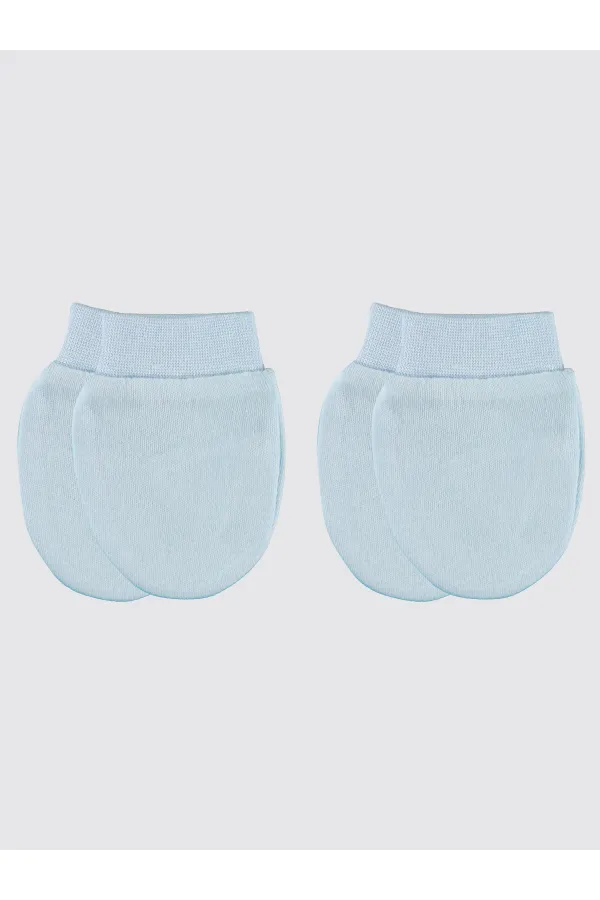 Baby Gloves 0-24 Months Blue - Pack