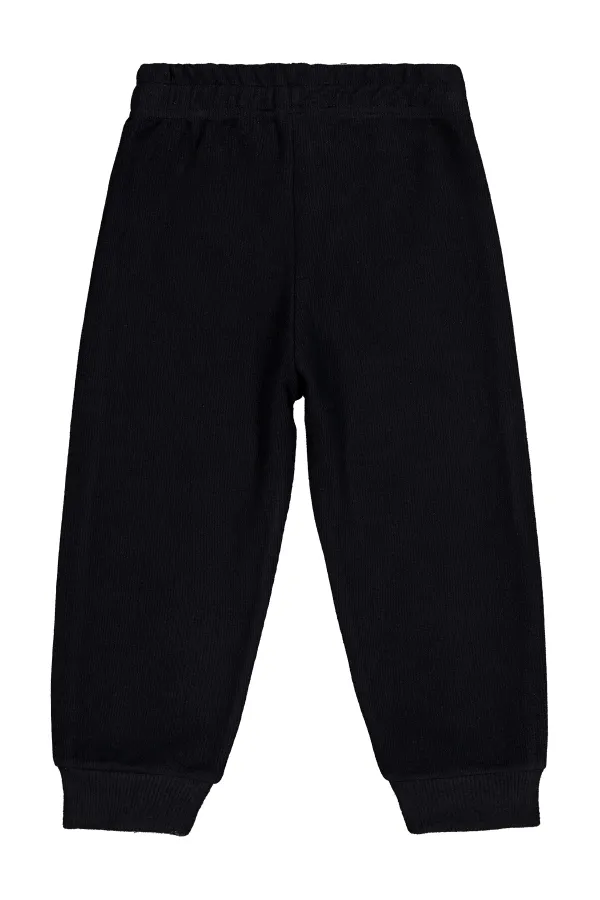 Boys Tracksuit Bottoms 2-5 Years Old Black - Pack