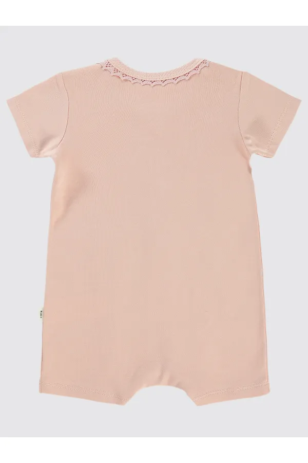 Grenouillères bébé 0-24 mois roses - Lot