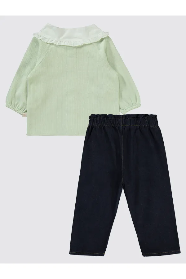 Bebek Takım 0-24 Ay Yeşil - Paket