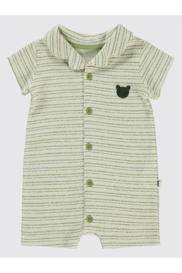 Combinaison bébé 0-24 mois crème - Emballage