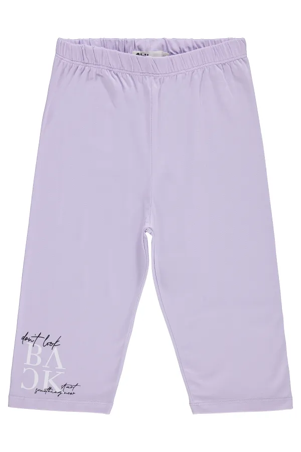 Leggings pour filles Km 10-13 ans Lavande douce - Lot