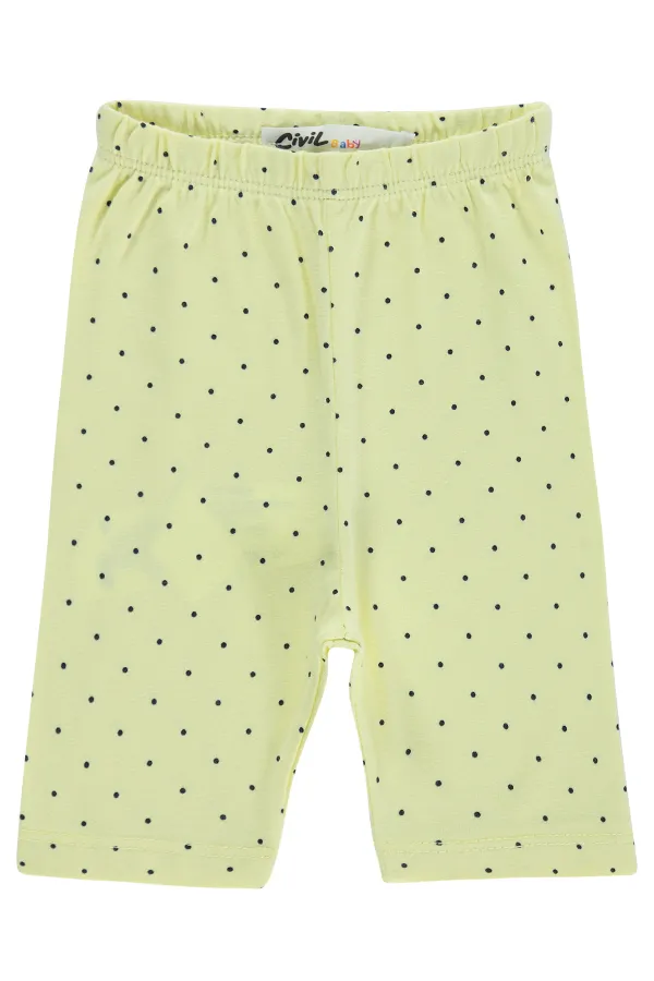 Baby Leggings 0-24 Months Light Yellow - Pack