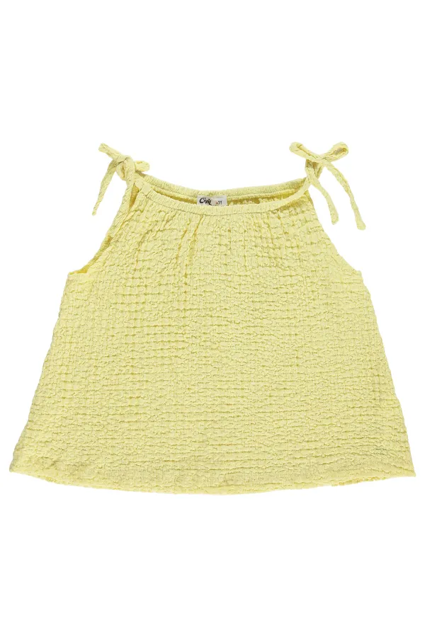 Kız Çocuk Takım 6-9 Yaş Sarı - Paket