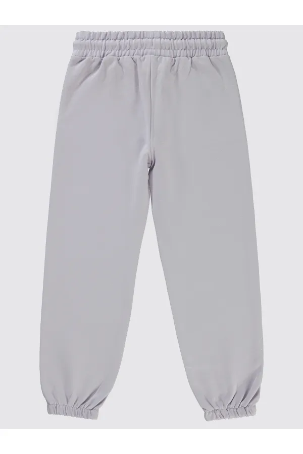 Bas de survêtement pour filles de 6 à 9 ans, coloris Lilas Galactique - Emballage