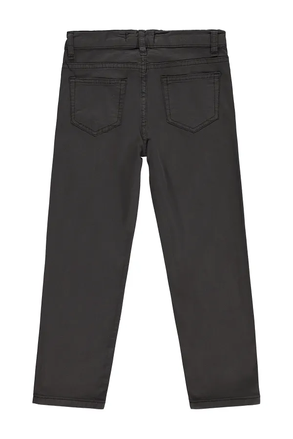 Boys' Trousers, Ages 10-13, Dark Brown - Pack