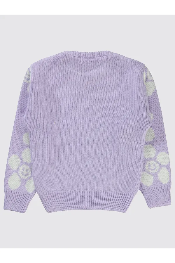 Girl's Sweater 2-5 Years Old Gentle Lavender - Package