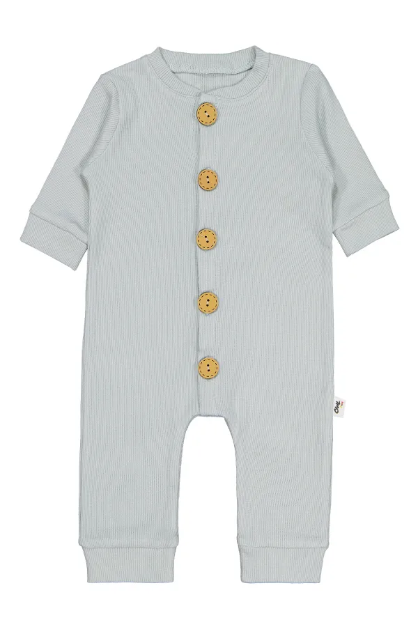 Grenouillère bébé 0-24 mois verte - Emballage