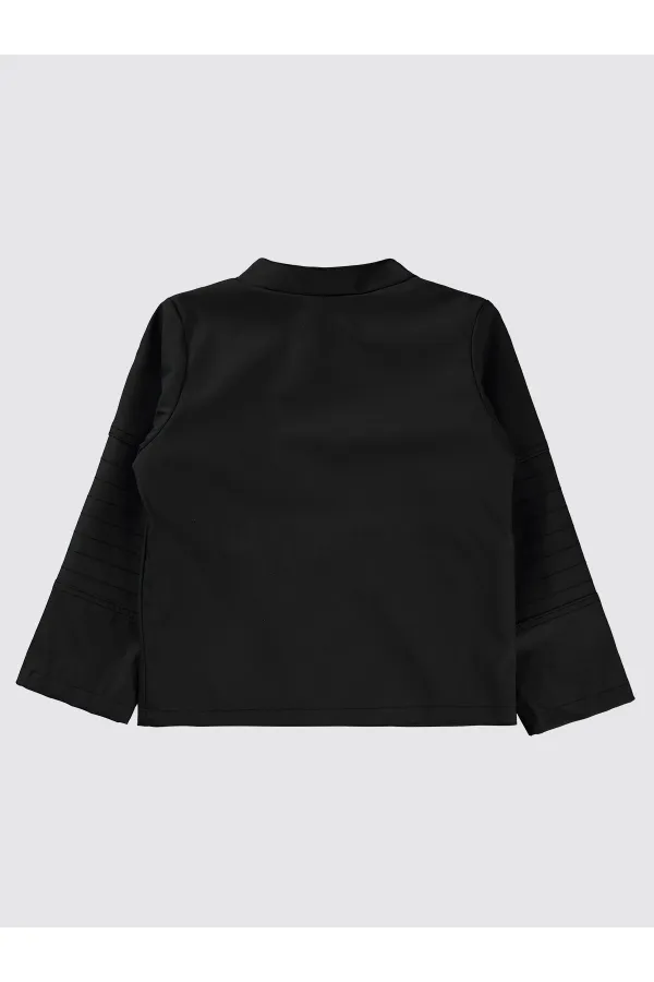 Erkek Çocuk Ceket 6-9 Yaş Siyah - Paket