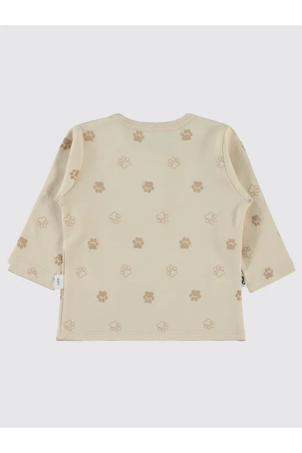 Bebek Sweatshirt 0-24 Ay FilDişi - Paket