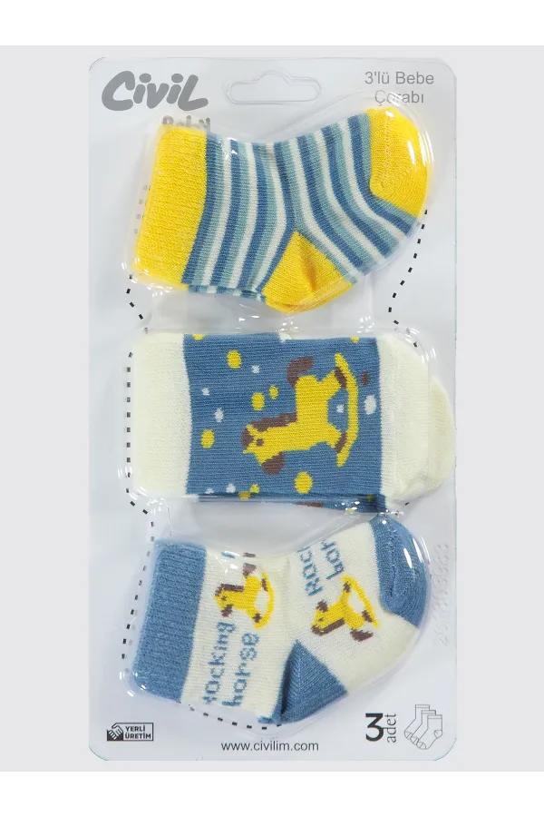 Lot de chaussettes bébé 0-24 mois - Taille standard