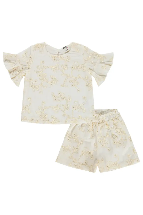 Ensemble bébé 6-18 mois, blanc cassé - Emballage