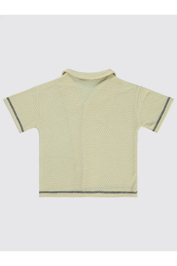 Erkek Çocuk Gömlek 2-5 Yaş Ekru - Paket