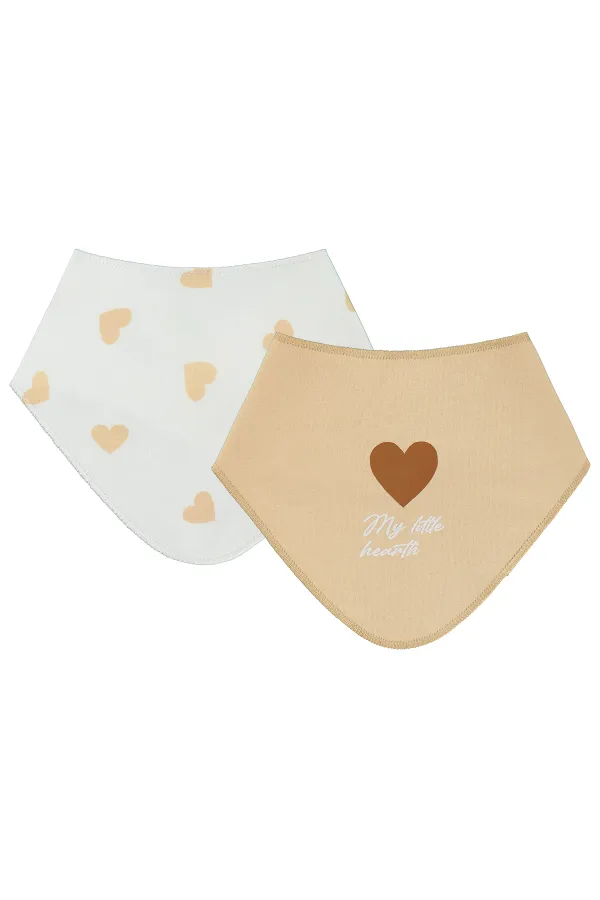 Bebek Mama Önlüğü 0-24 Ay Pudra - Paket Bebek Mama Önlüğü 0-24 Ay Pudra - Paket