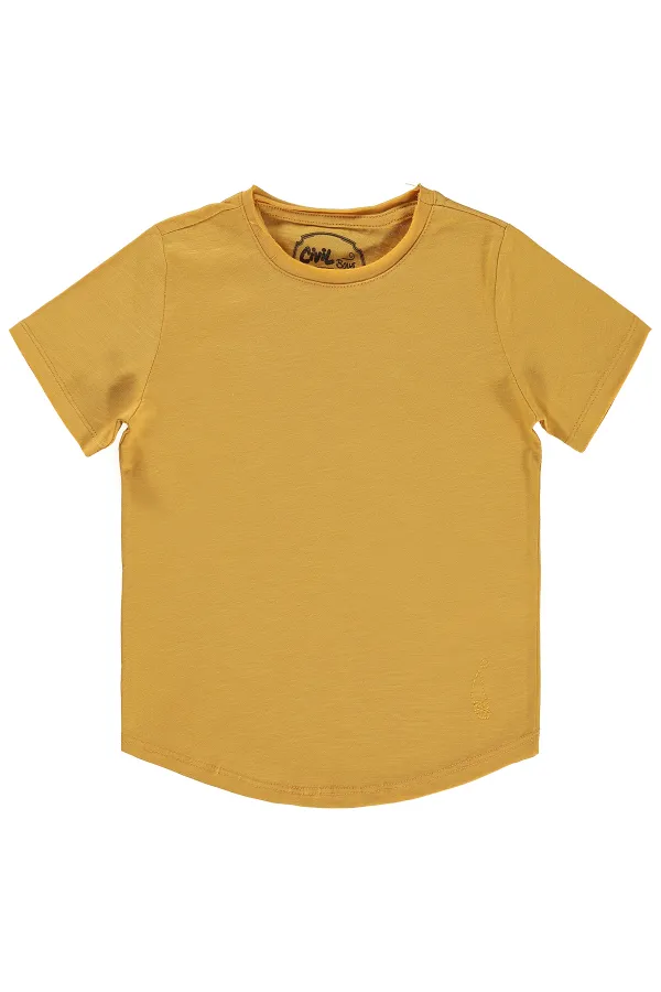 T-shirt garçon 2-5 ans orange clair - Emballage