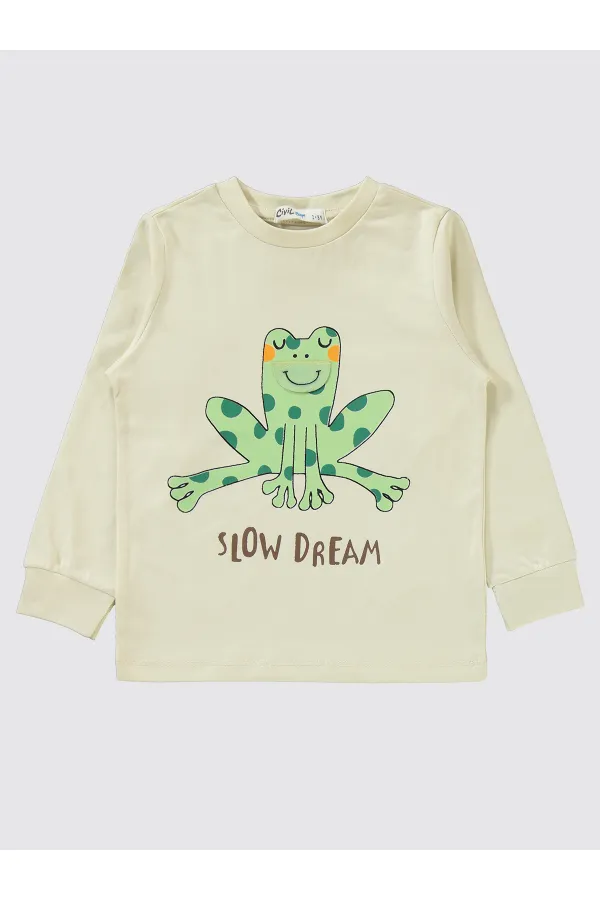 Ensemble pyjama garçon 2-5 ans couleur pierre - Emballage