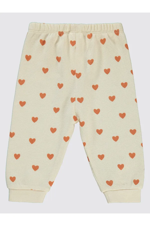 Pantalon bébé simple 0-24 mois Ivoire - Emballage civil
