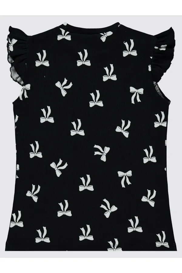 Girls' T-Shirt 10-13 Years Old Black - Pack