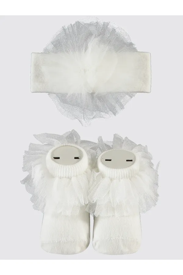 Baby Sock Sets 0-24 Months Ecru - Package