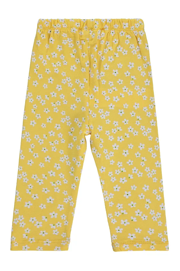 Baby Leggings 0-24 Months Yellow - Pack