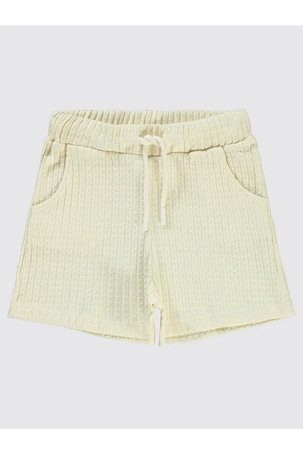 Shorts pour filles de 10 à 13 ans, couleur craie - Paquet