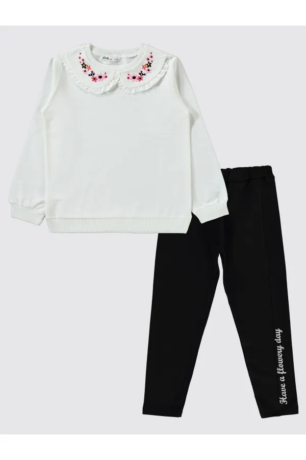 Girls' Suit 6-9 Years Old Ecru - Package