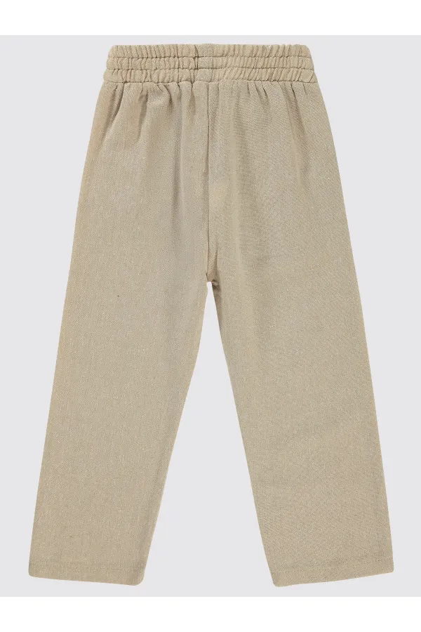 Boy Trousers 2-5 Years Old Stone Color - Pack