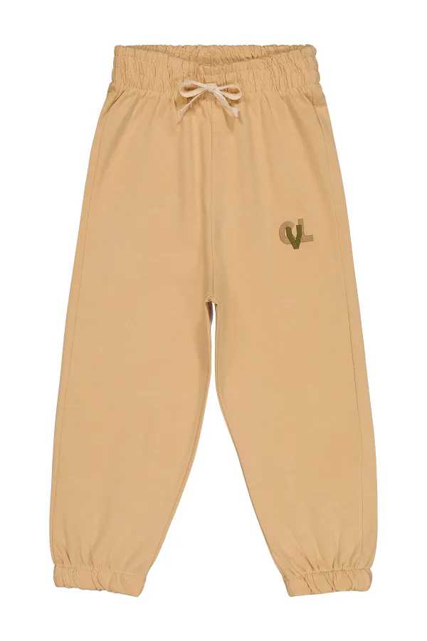 Bas de survêtement garçon 2-5 ans, couleur pierre - Lot