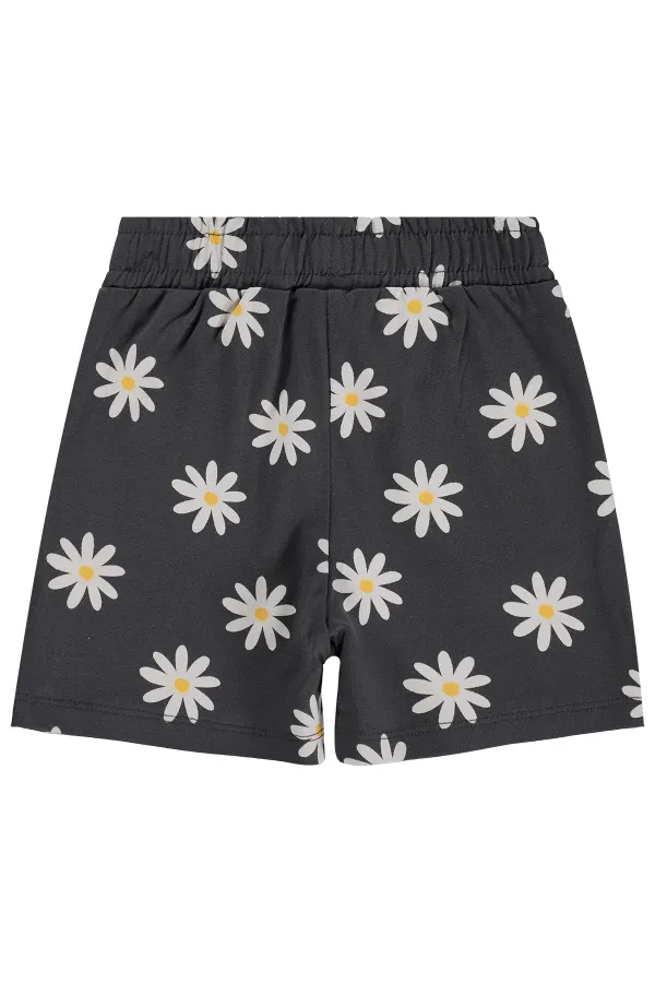 Kız Çocuk Şort 2-5 Yaş Antrasit - Paket