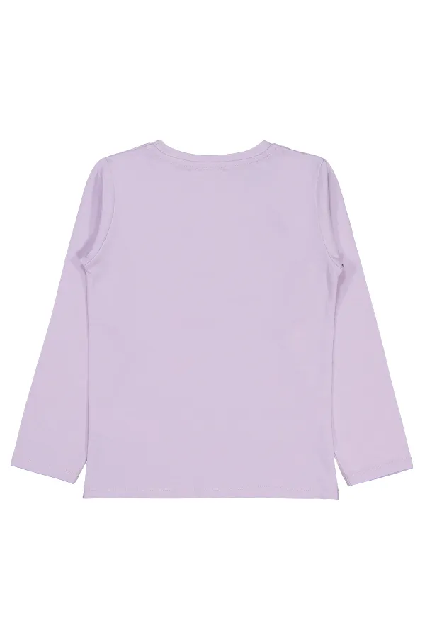 Kız Çocuk Sweatshirt Km 6-9 Yaş Lila - Paket