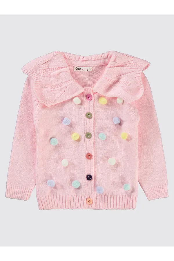Girl Cardigan 2-5 Years Pink - Package Girl Cardigan 2-5 Years Pink - Package