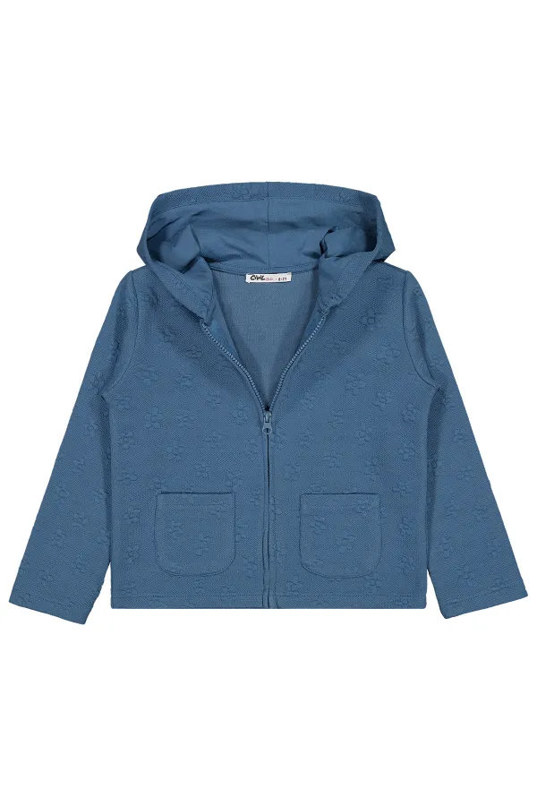 Kız Çocuk Eşofman Takımı 6-9 Yaş Petrol - Paket