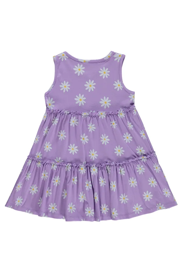 Combinaison et robe pour fille, 6-9 ans, lilas - Ensemble
