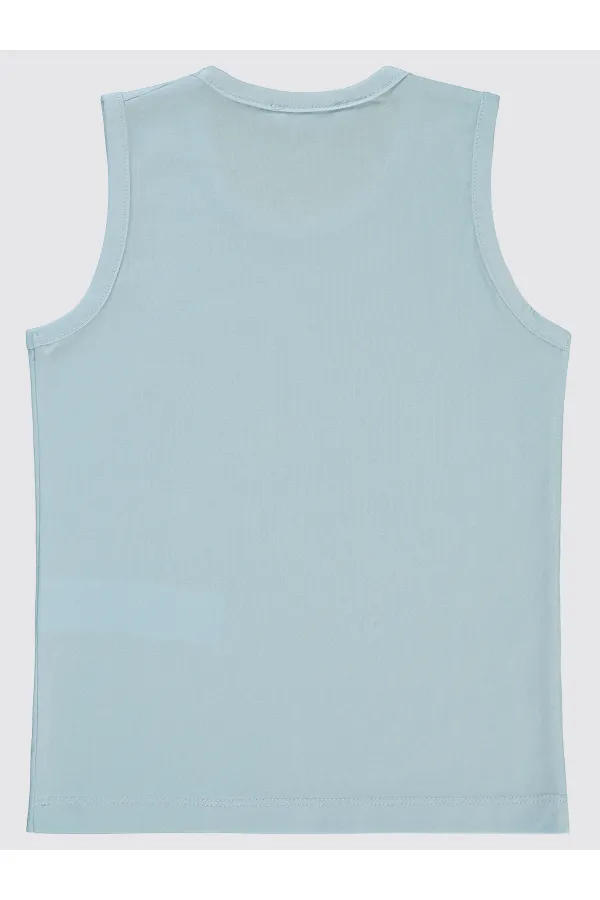 Lot de T-shirts bleu glacier pour garçons de 2 à 5 ans