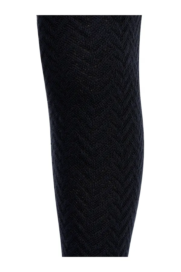 Kız Çocuk Külotlu Çorap 2-9 Yaş Lacivert - Paket