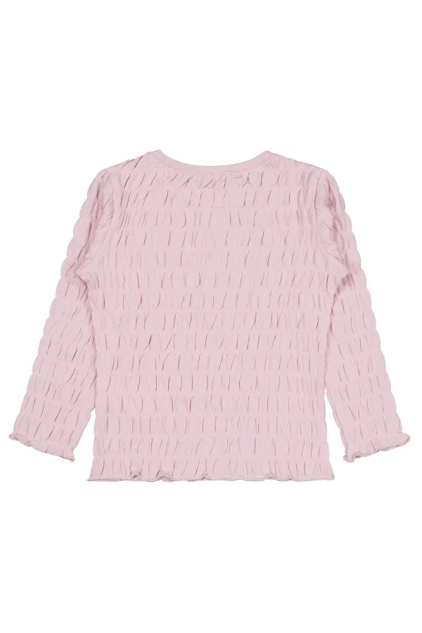 Kız Çocuk Sweatshirt 2-5 Yaş Açık Gül Kurusu - Paket