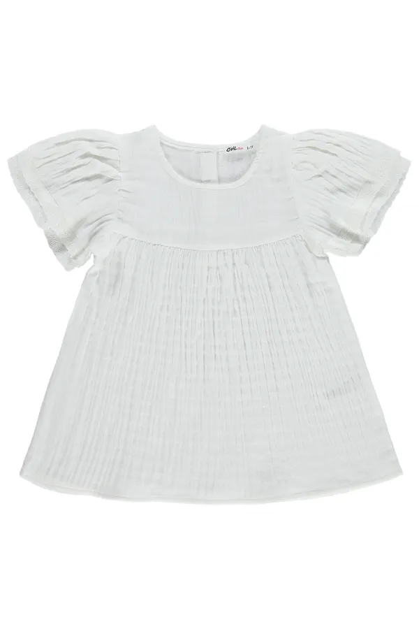 Kız Çocuk Takım 6-9 Yaş Kırık Beyaz - Paket