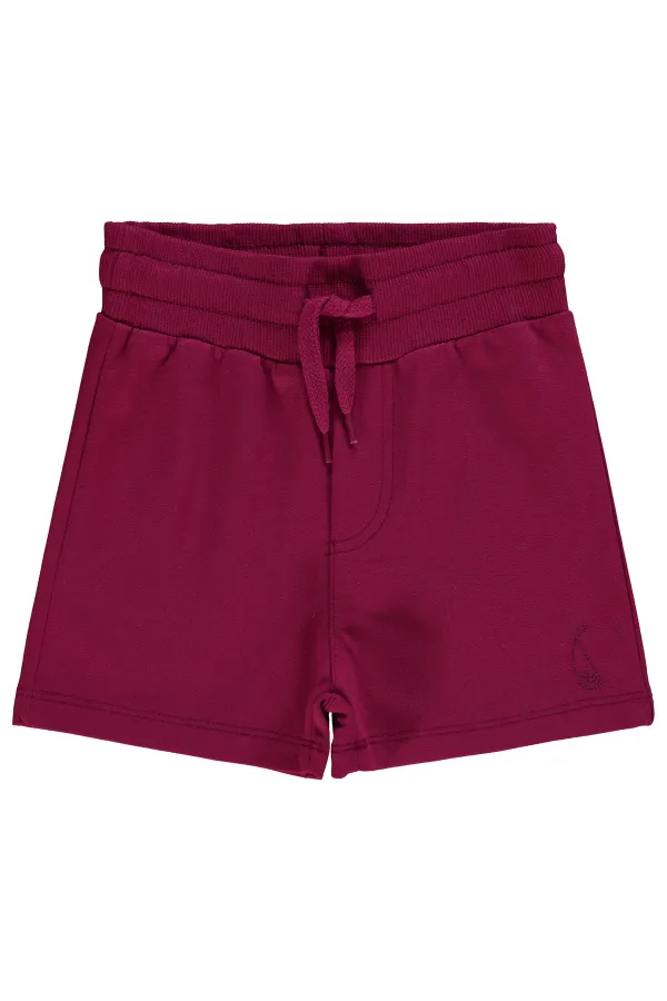 Shorty garçon prune 2-5 ans - Paquet