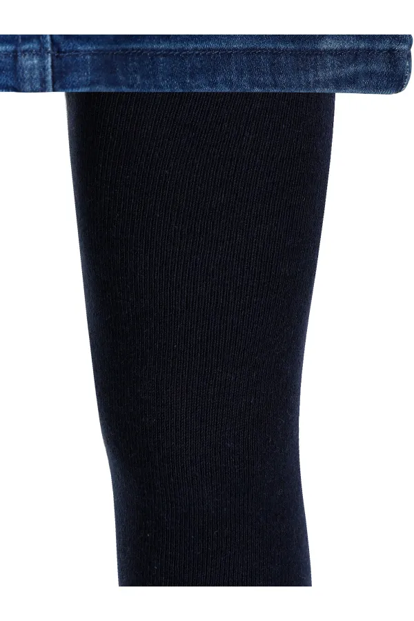 Kız Çocuk Külotlu Çorap 2-9 Yaş Lacivert - Paket