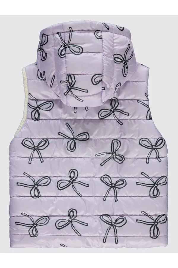 Kız Çocuk Yelek 6-9 Yaş Nazik Lavanta - Paket