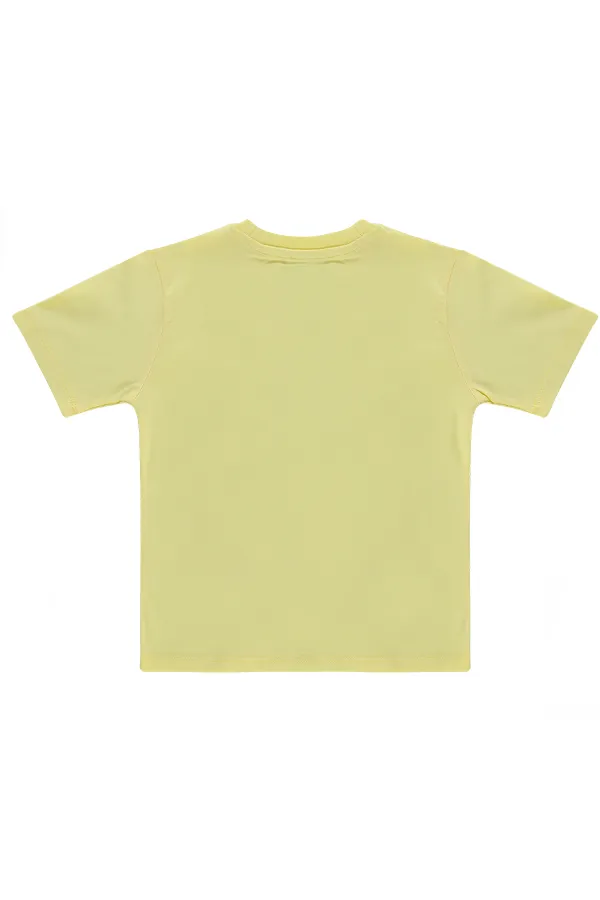Boys' T-Shirt Km 2-5 Years Light Yellow - Package