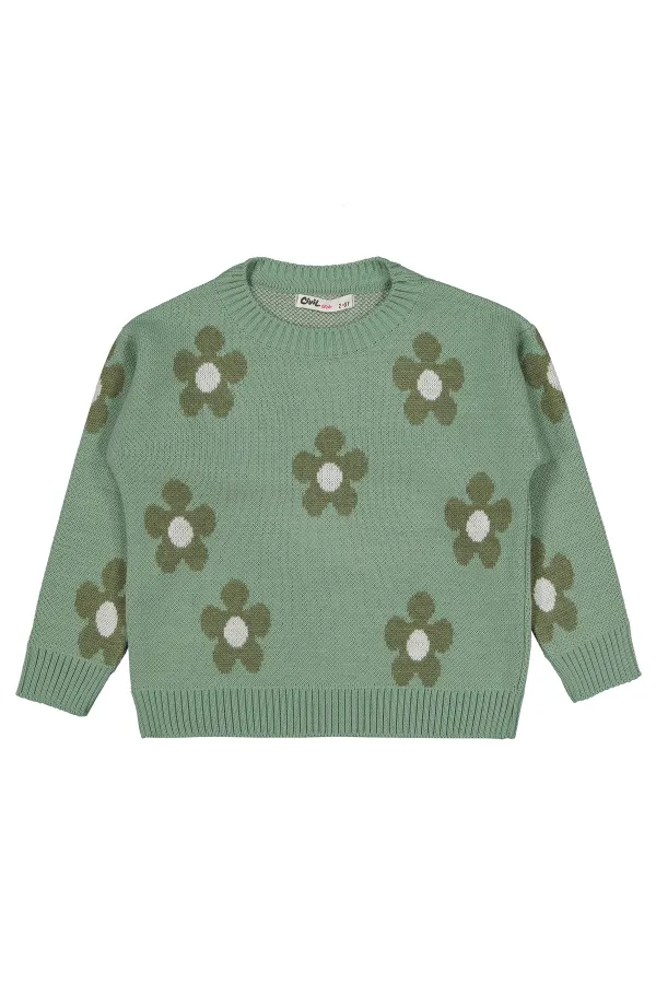 Girls Sweater 2-5 Years Khaki - Pack