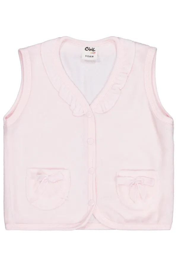 Baby Vest 0-24 Months Light Pink - Package